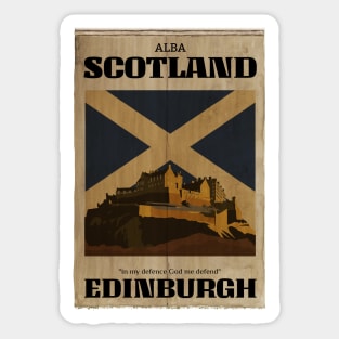 make a journey to Scotland Sticker